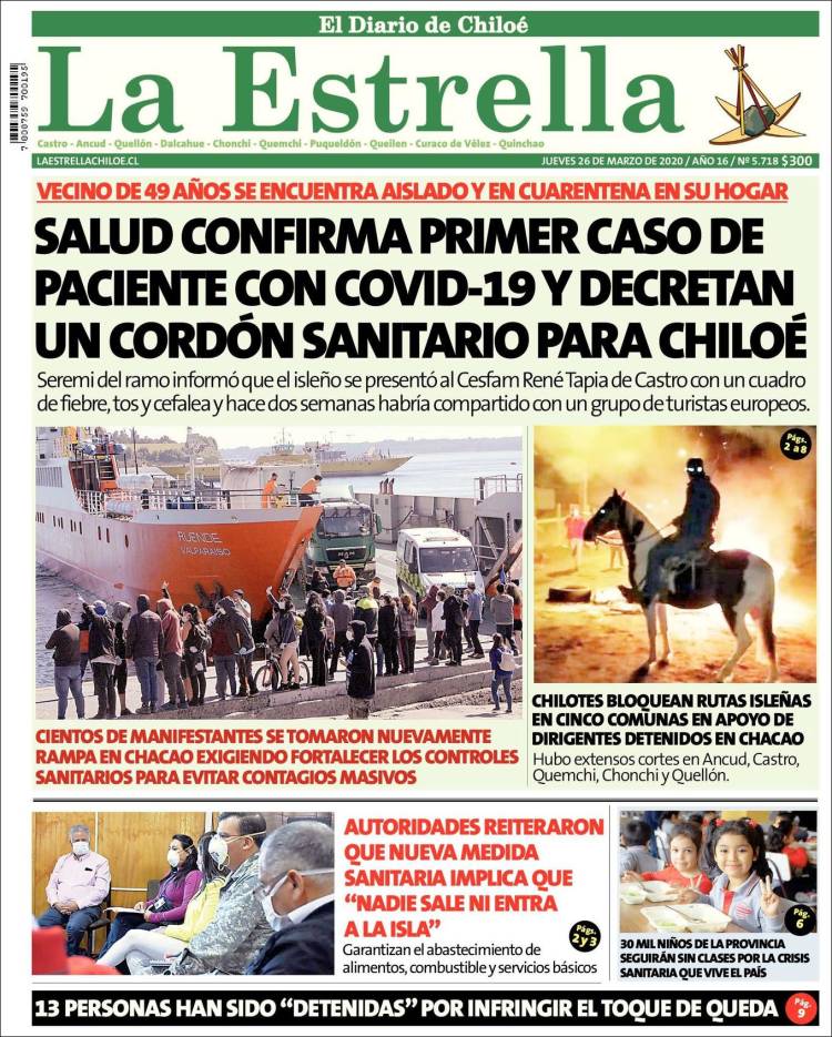 Portada de Estrella de Chiloé (Chile)