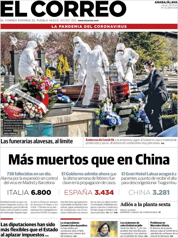 Portada de El Correo - Álava (Espa&ntilde;a)