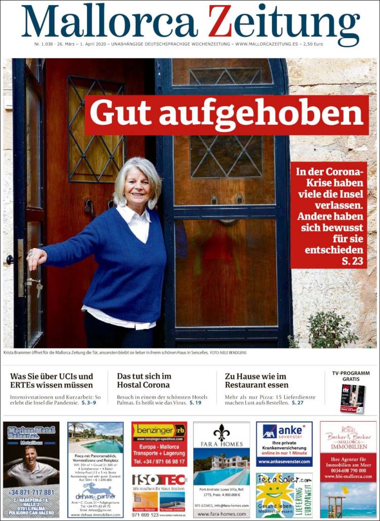 Portada de Mallorca Zeitung (Espa&ntilde;a)