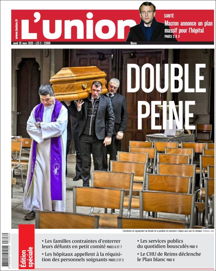 Portada de L'Union (Francia)