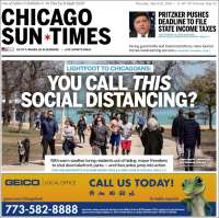 Portada de Chicago Sun-Times (USA)