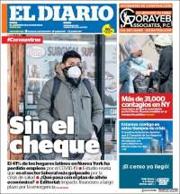 Portada de El Diario NY (USA)