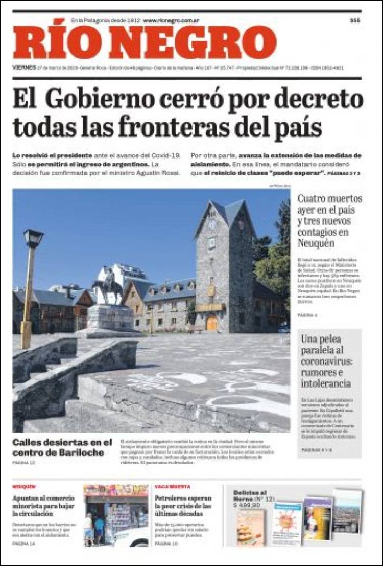 Portada de Rio Negro (Argentina)