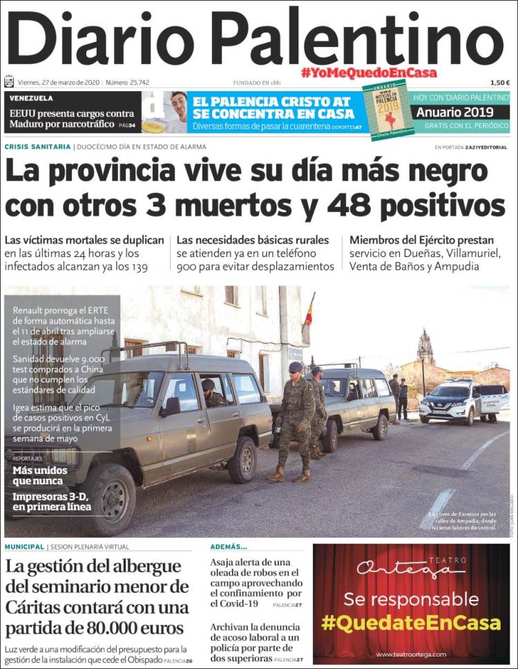 Portada de Diario Palentino (Espa&ntilde;a)