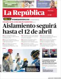 Portada de La Republica (Peru)