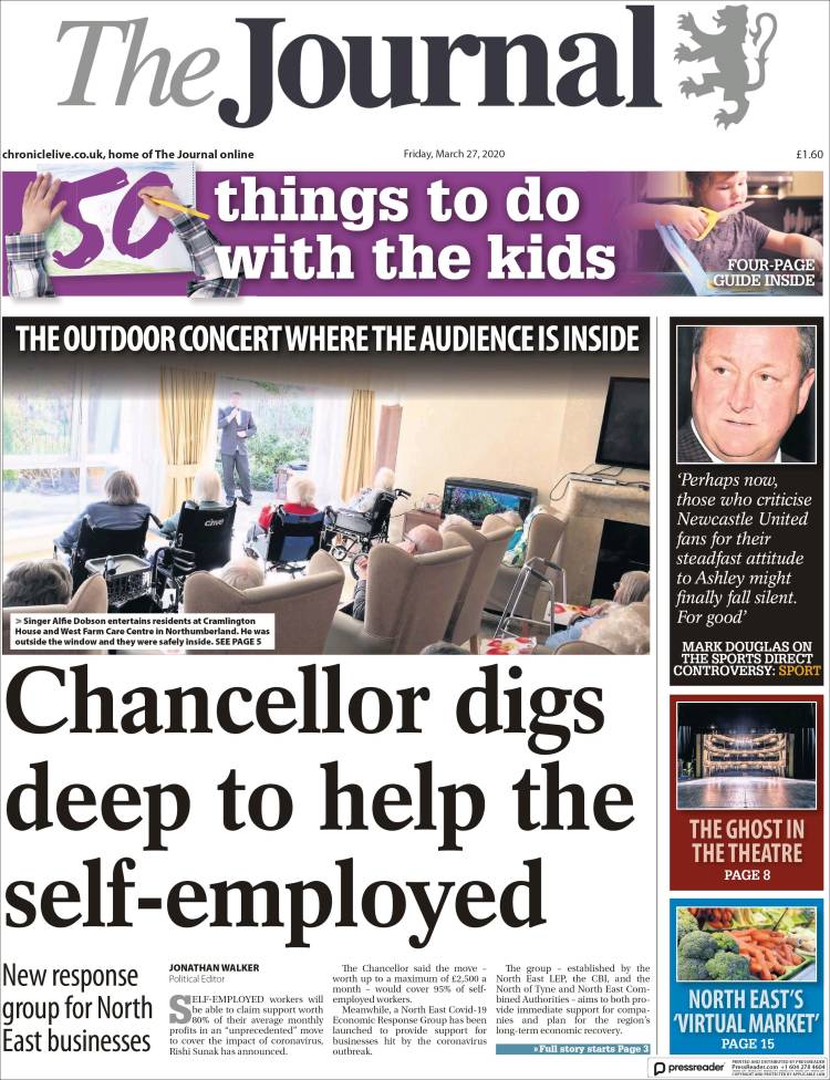 Portada de The Journal (Reino Unido)