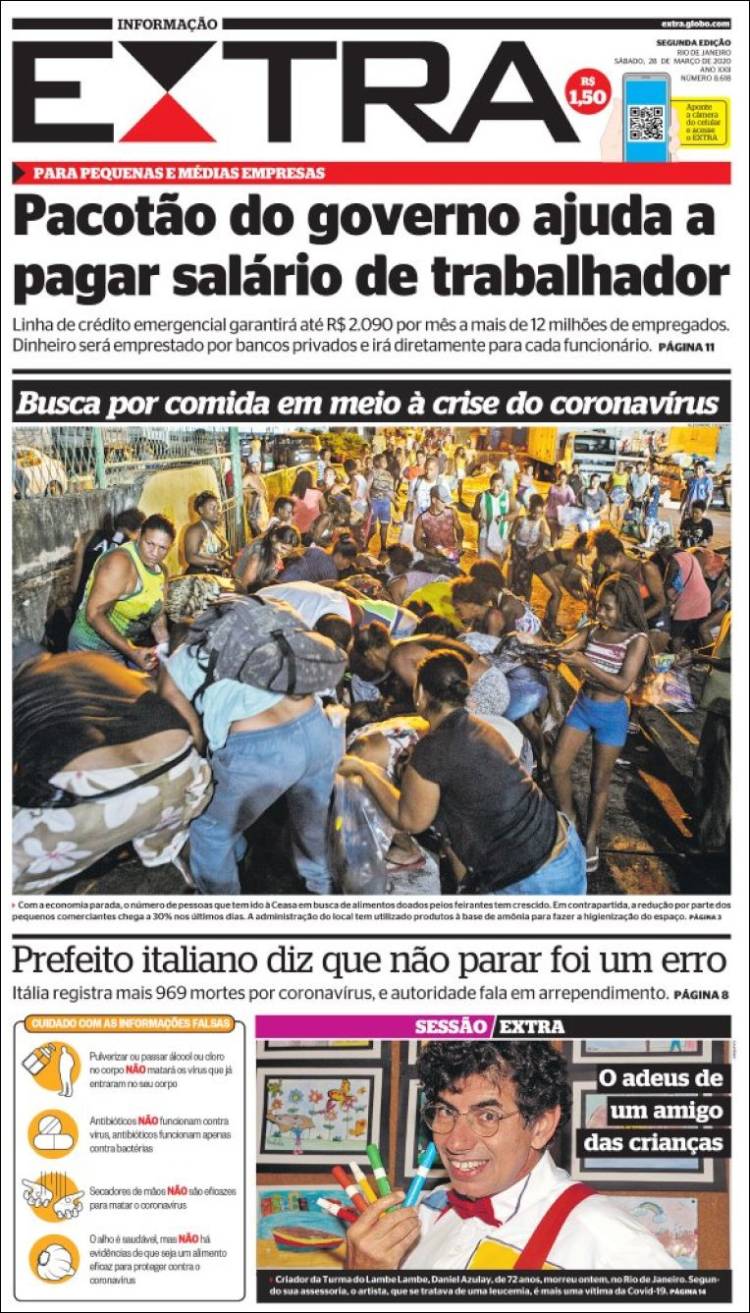 Portada de Extra (Brasil)