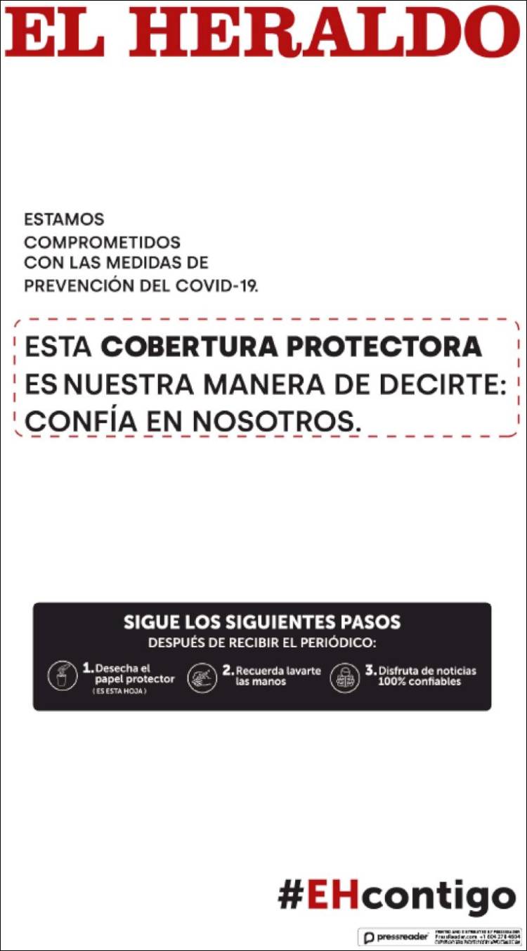 Portada de El Heraldo (Colombia)