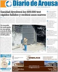 Portada de Diario de Arousa (España)