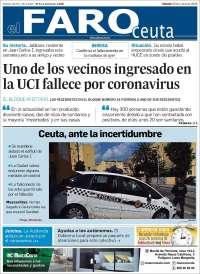 Portada de El Faro de Ceuta (España)