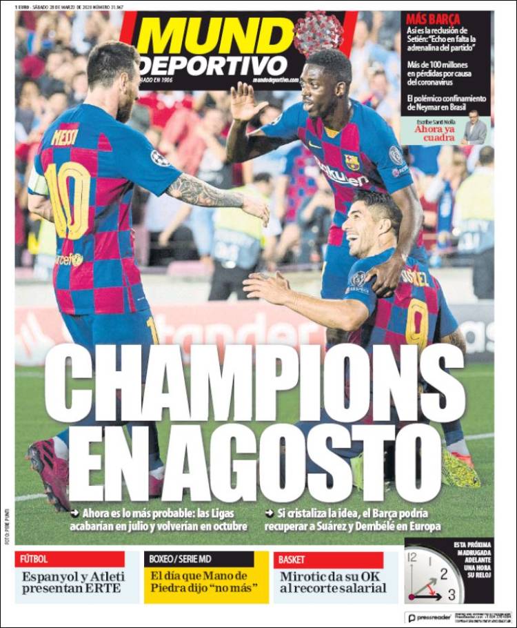 Portada de Mundo Atlético (España)