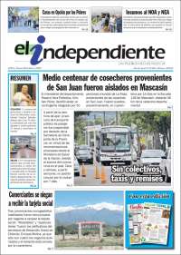 Portada de El Independiente (Argentina)