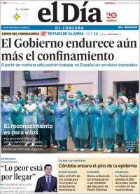 Portada de El Día de Córdoba (España)