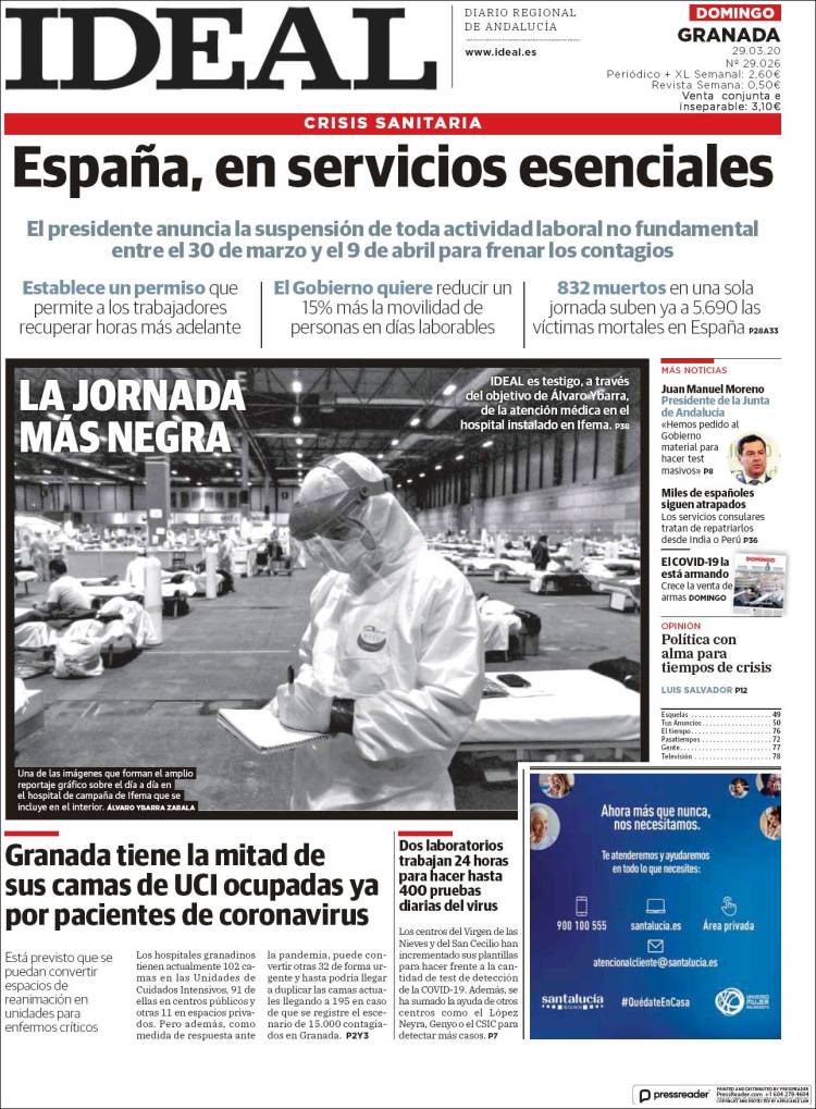 Portada de Ideal (España)