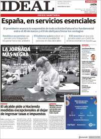 Portada de El Ideal de Jaén (España)