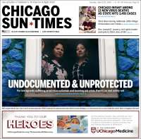 Portada de Chicago Sun-Times (USA)