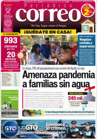 Portada de Correo - El diario del Estado de Guanajuato (México)