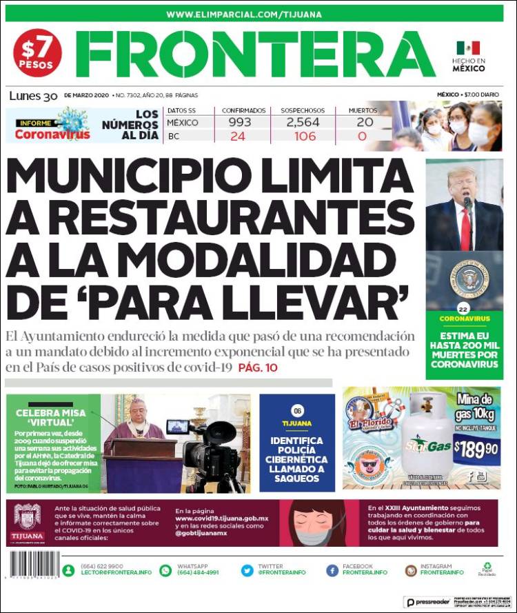 Portada de Frontera (Mexico)