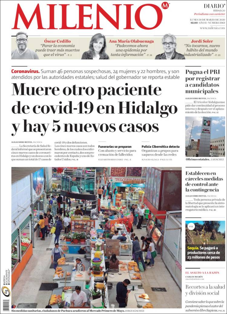 Portada de Milenio de Hidalgo (Mexico)