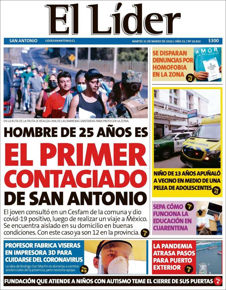 Portada de Lider de San Antonio (Chile)