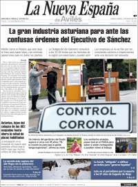 Portada de La Nueva España - Avilés (Espa&ntilde;a)