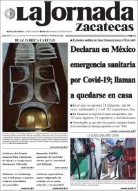 Portada de Jornada de Zacatecas (México)