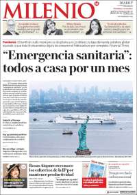 Portada de Milenio - Laguna (México)