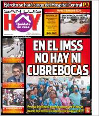 Portada de San Luis Hoy (México)