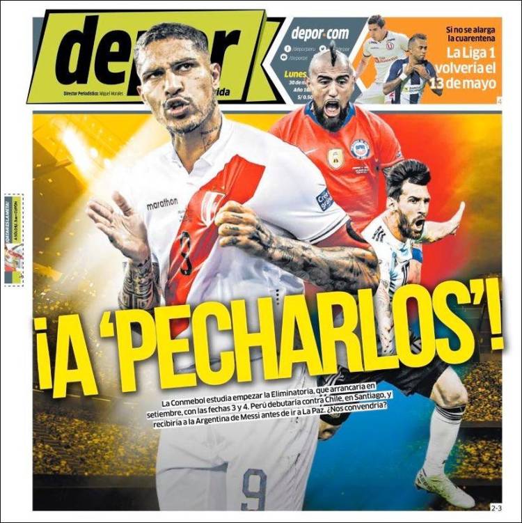 Portada de Depor (Perú)