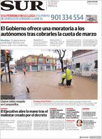 Portada de Diario el Sur (España)