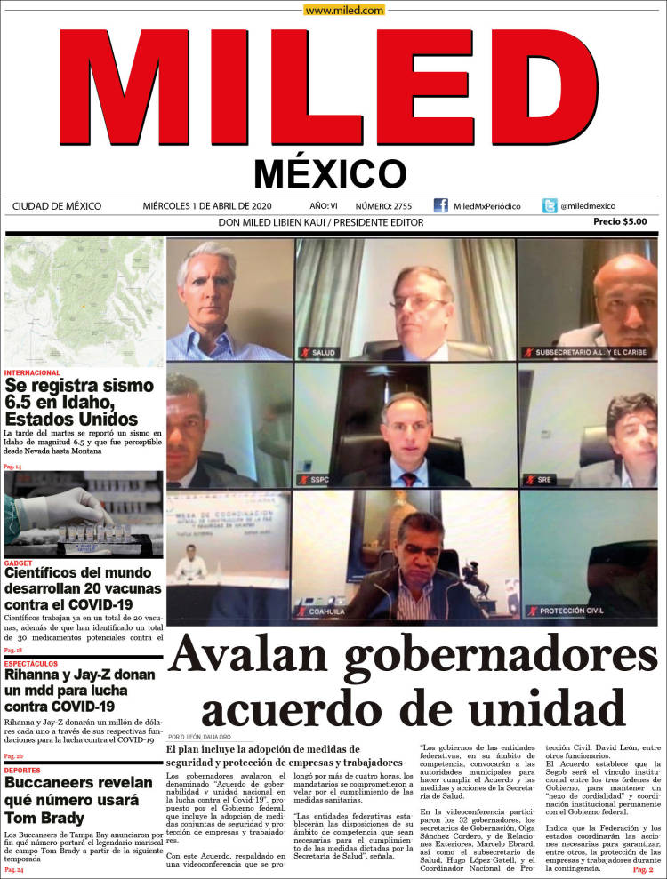 Portada de Miled (M&eacute;xico)