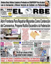 Portada de El Orbe (Mexico)