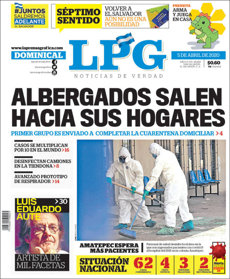 Portada de La Prensa Gráfica (El Salvador)