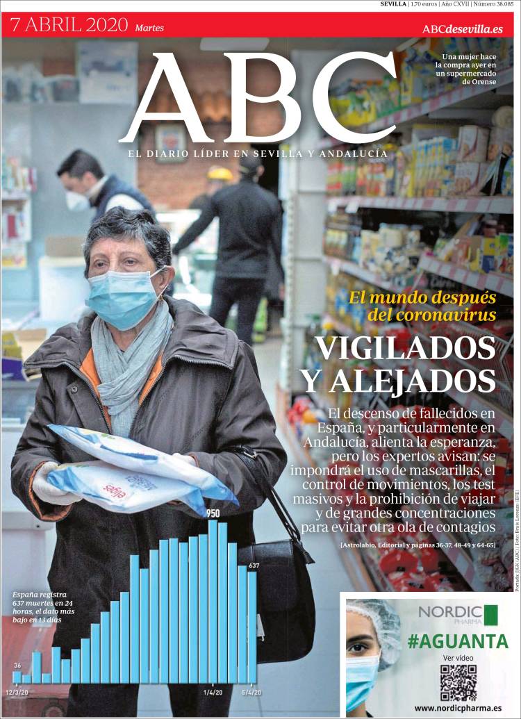 Portada de ABC - Sevilla (Espa&ntilde;a)