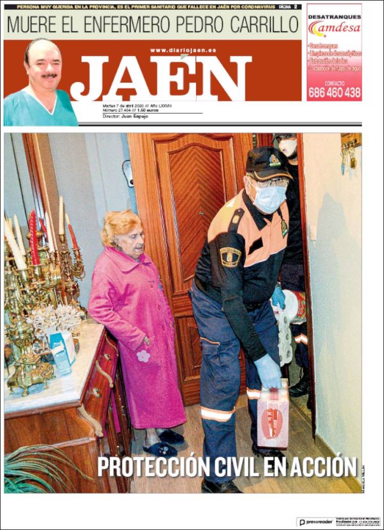 Portada de Diario Jaén (Espa&ntilde;a)
