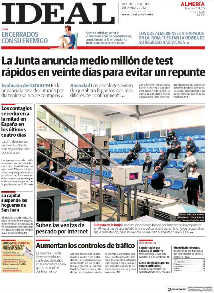 Portada de Ideal Almeria (Espa&ntilde;a)