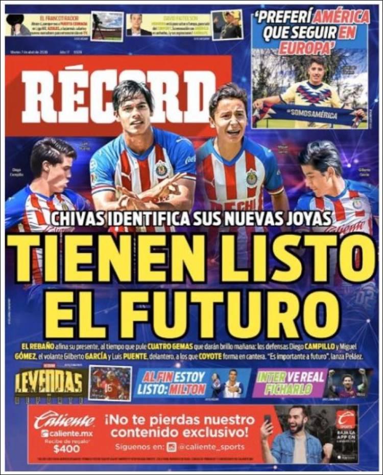 Portada de Record (México)