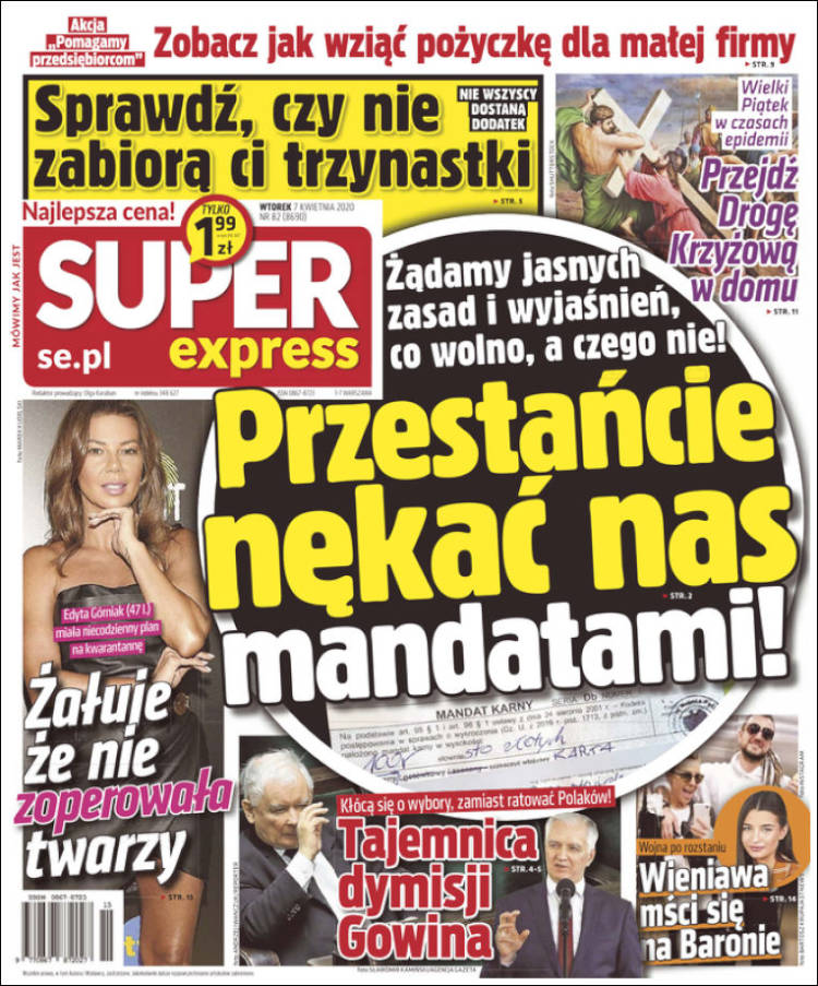 Portada de Super Express (Polonia)
