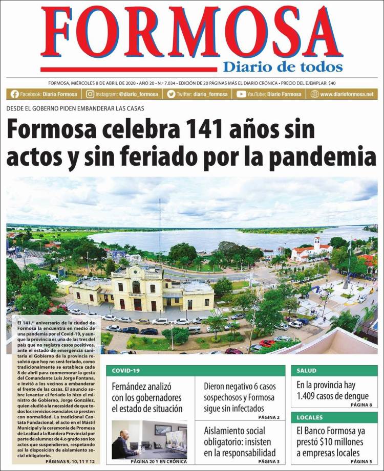 Portada de Formosa (Argentina)