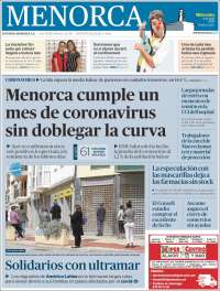 Portada de Menorca - Diario Insular (España)