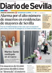 Portada de Diario de Sevilla (España)