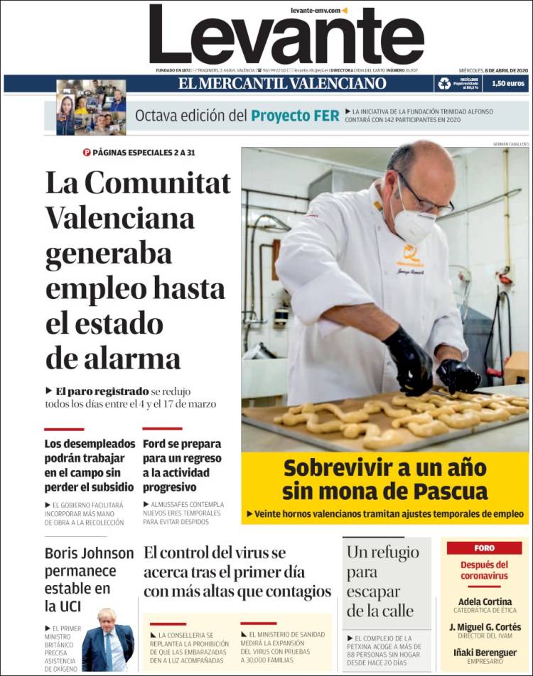 Portada de Levante (Spain)