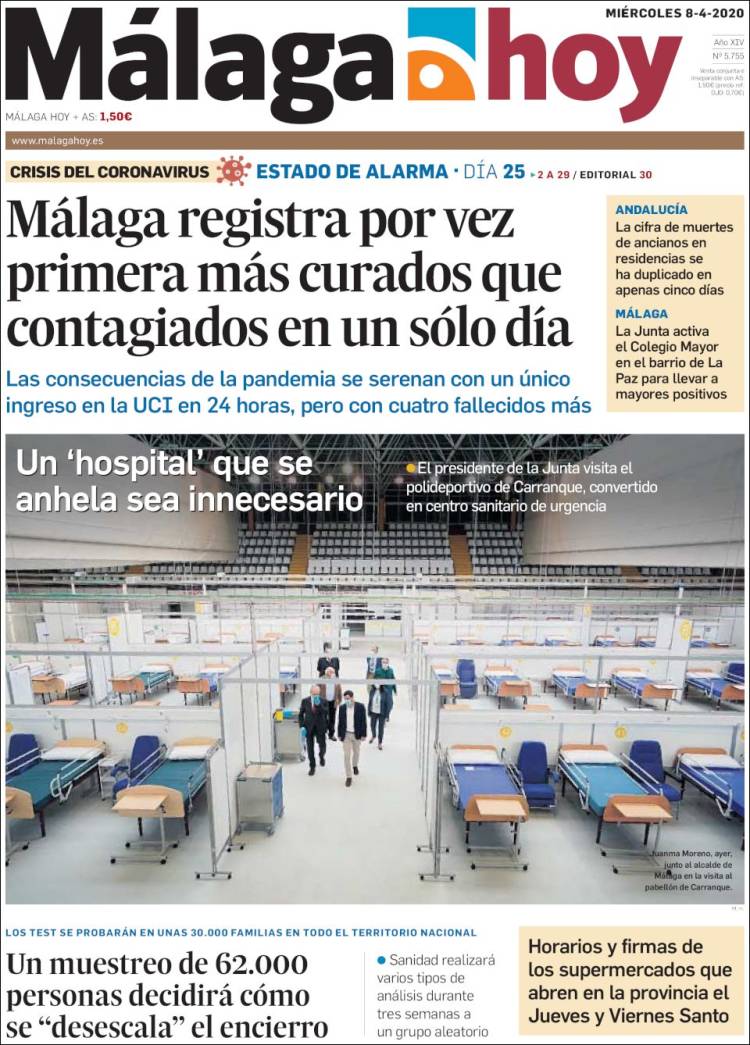 Portada de Málaga Hoy (España)