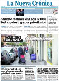 Portada de La Nueva Crónica (España)