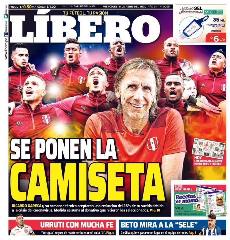 Portada de Líbero (Perú)