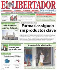 Portada de Diario El Libertador (Argentina)