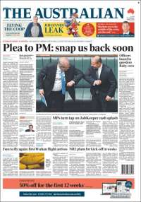 Portada de The Australian (Australia)