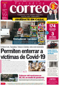 Portada de Correo - El diario del Estado de Guanajuato (México)