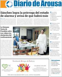 Portada de Diario de Arousa (España)