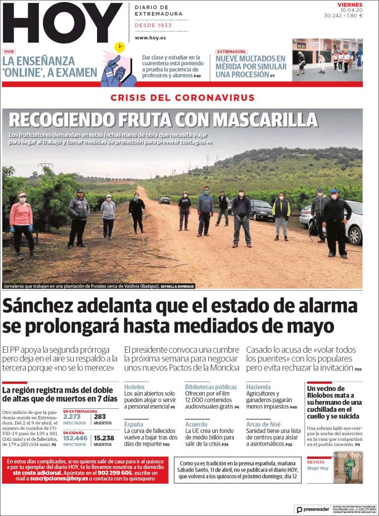 Portada de Hoy - Badajoz (Espagne)